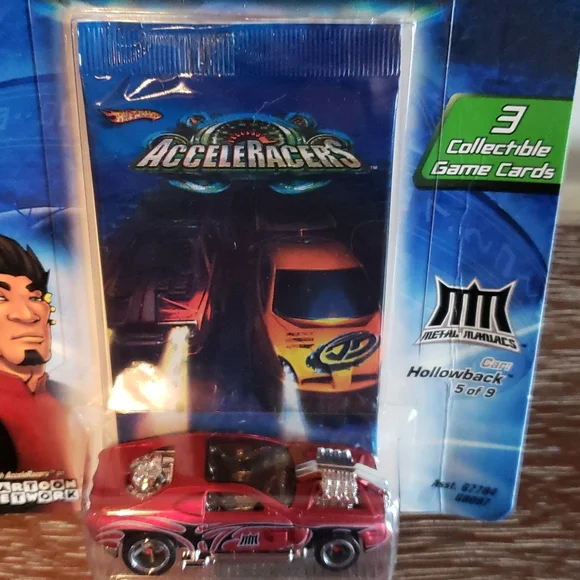 💖HP💖Rare Sealed! Hot Wheels Acceleracers Metal Maniacs Hollowback#5 of 9 G8097